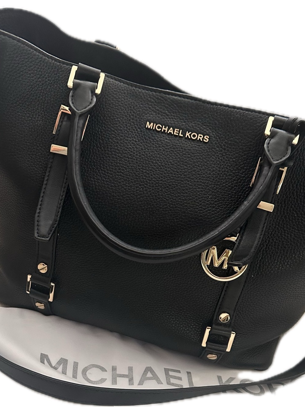 MICHAEL Michael Kors Bedford Legacy Large Pebbled Leather Tote Bag w/ Dust Bag